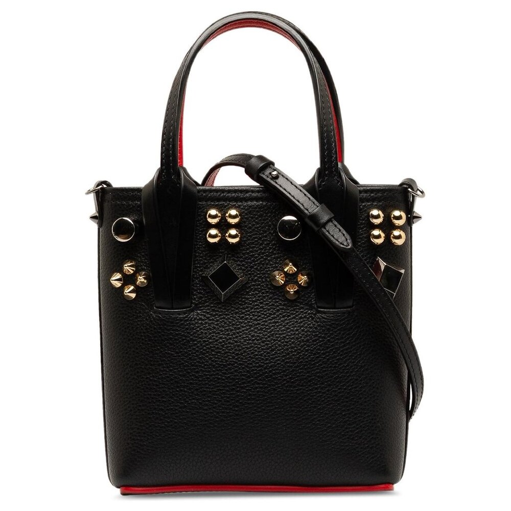 Christian Louboutin Black and Gold Crossbody Bag